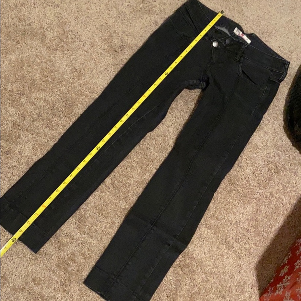 Fornarina women black denim jeans size 28x27.5” - Picture 9 of 11